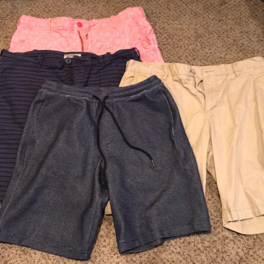 Men’s Express lacoste and Armani shorts